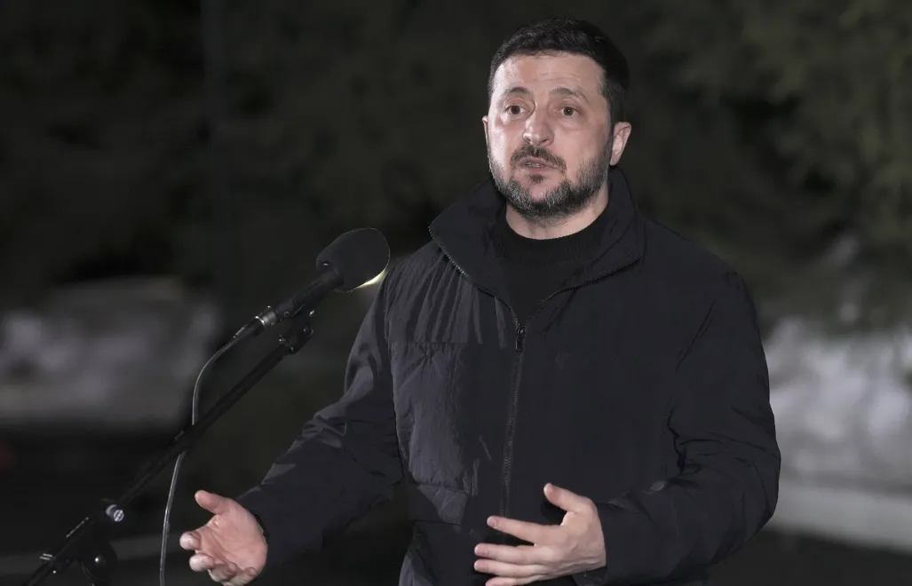 Президент України Володимир Зеленський. Fot. PAP/EPA/ANDREW KRAVCHENKO