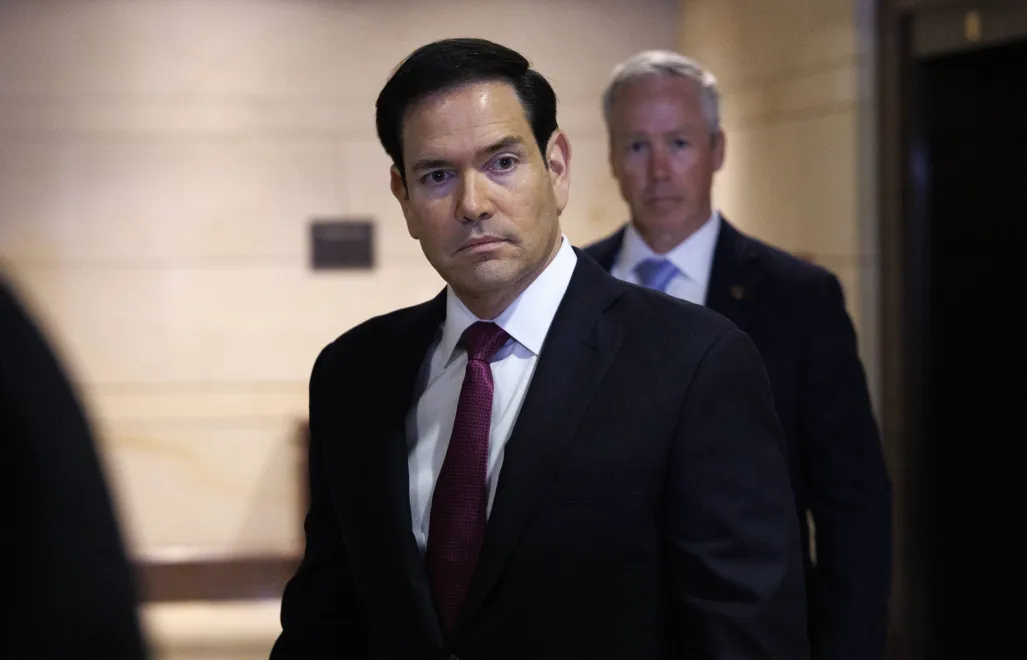 Sekretarz stanu USA Marco Rubio. Fot. PAP/EPA/WILL OLIVER