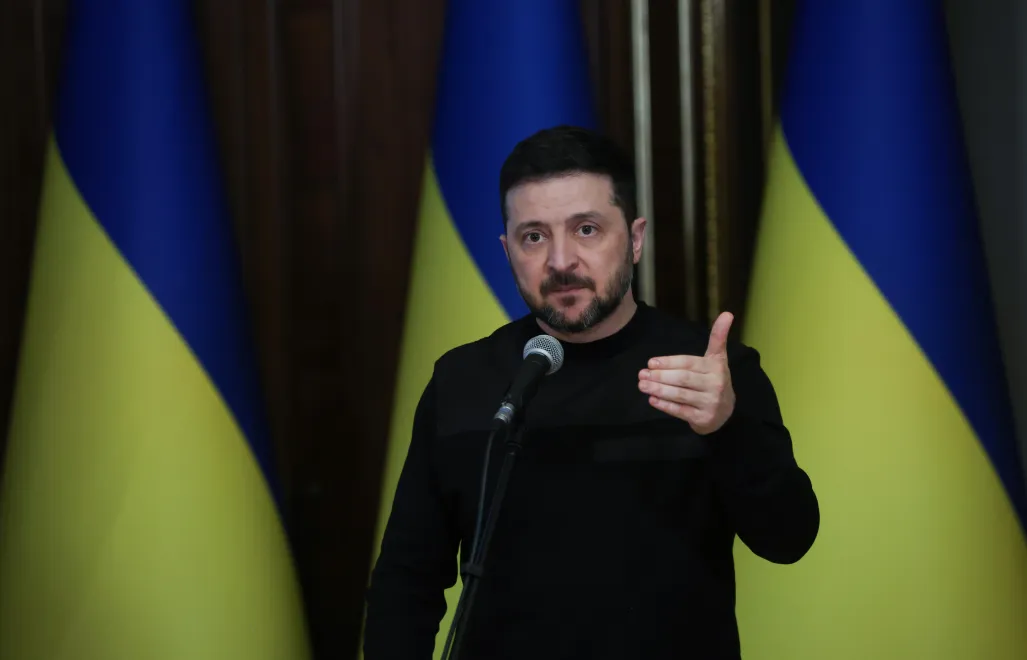 Президент Украины Владимир Зеленский. Fot. PAP/Victor Kovalchuk