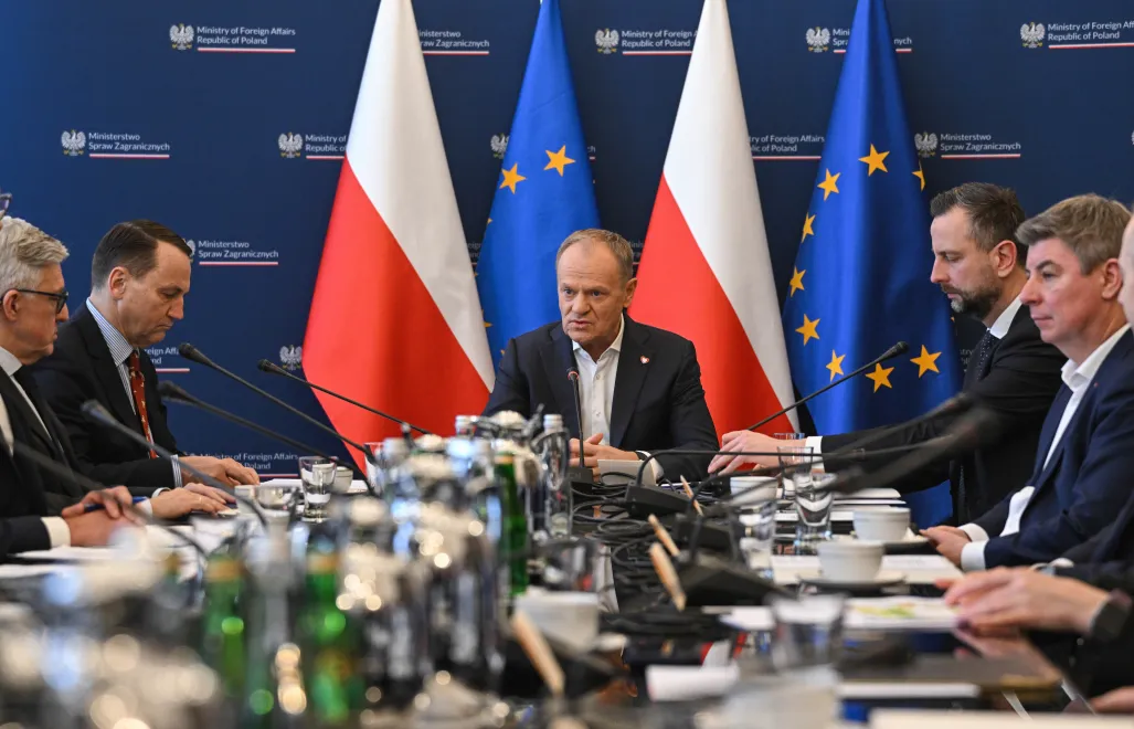 Spotkanie Zespołu Koordynacyjnego w sprawie sytuacji na Bliskim Wschodzie Fot. PAP/Radek Pietruszka