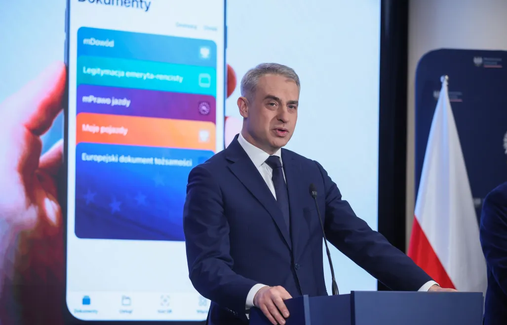 Wicepremier, minister cyfryzacji Krzysztof Gawkowski. Fot. PAP/Leszek Szymański