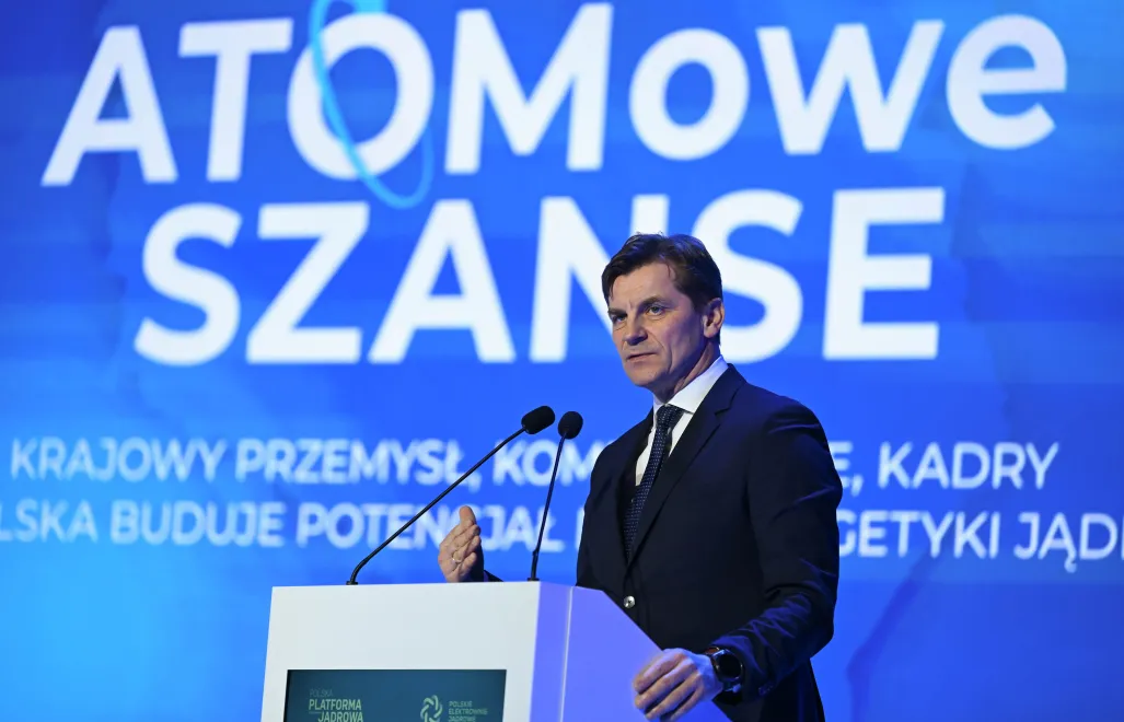 Prezes Polskich Elektrowni Jądrowych (PEJ) Marek Woszczyk. Fot. PAP/Adam Warżawa