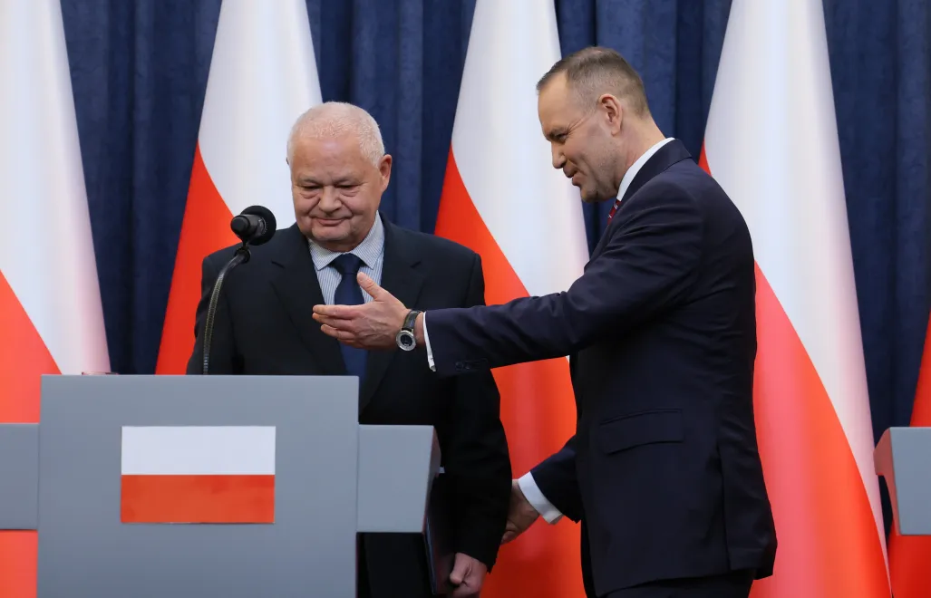 Adam Glapiński i Karol Nawrocki Fot. PAP/Paweł Supernak