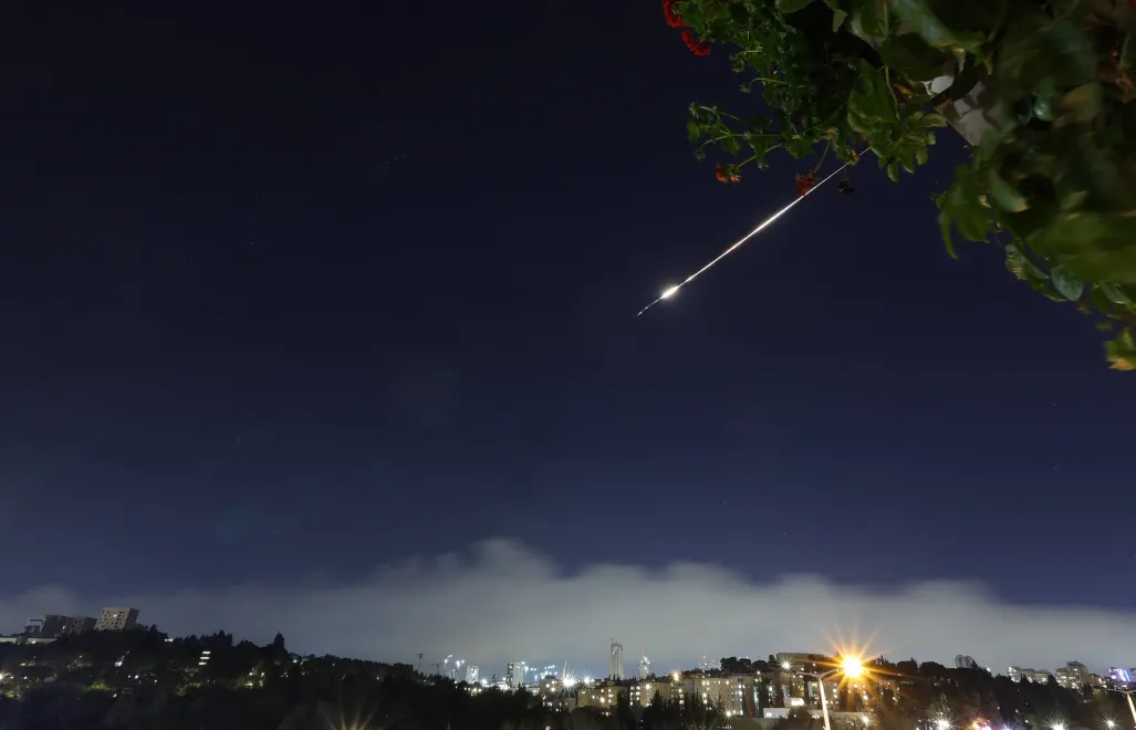 Irańska rakieta, zdjęcie ilustracyjne. Fot. PAP/EPA/ABIR SULTAN