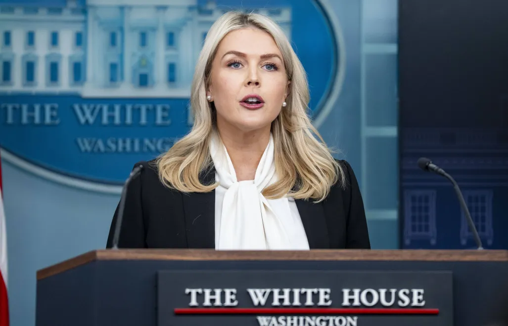 Karoline Leavitt. Fot. EPA/BONNIE CASH / POOL 