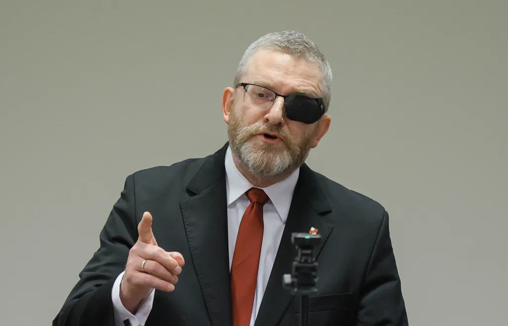 Grzegorz Braun. Fot. PAP/Paweł Supernak