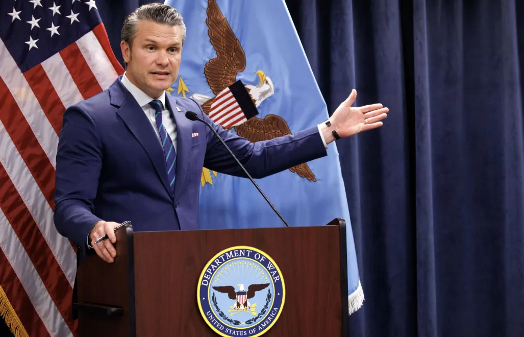 Pete Hegseth. Fot. PAP/EPA/CRISTOBAL HERRERA-ULASHKEVICH 