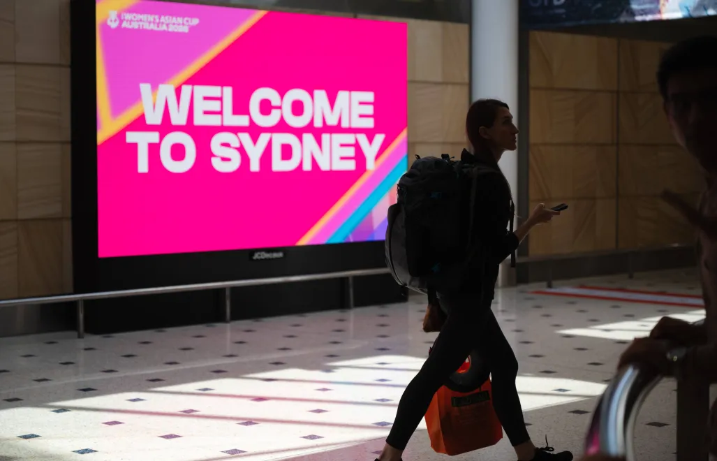 Lotnisko w Sydney Fot. PAP/EPA/SARAH WILSON