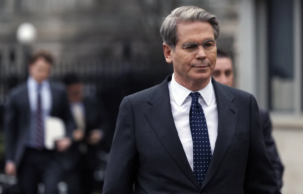 Szef resortu finansów USA Scott Bessent. Fot. PAP/EPA/WILL OLIVER