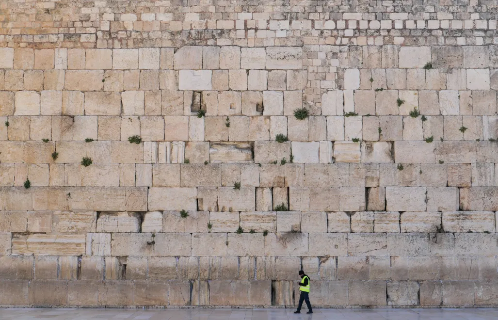 Ściana płaczu (zdjęcie ilustracyjne). Fot. EPA/ABIR SULTAN