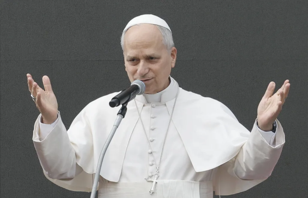 Papież Leon XIV. Fot. PAP/EPA/FABIO FRUSTACI