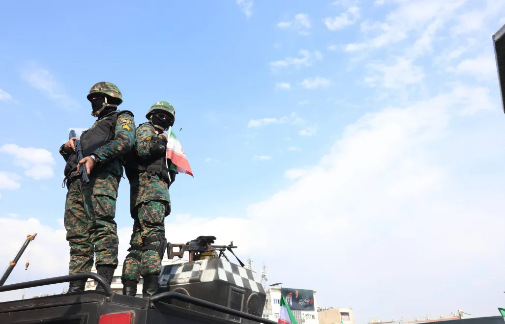 Irańska policja (zdjęcie ilustracyjne). Fot. EPA/ABEDIN TAHERKENAREH