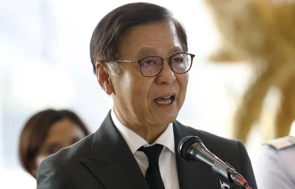 Міністр закордонних справ Таїланду Сіхасак Фуангкеткеов. Fot. PAP/EPA/RUNGROJ YONGRIT