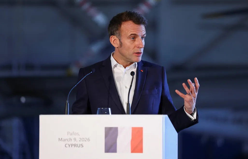 Emmanuel Macron. Fot. EPA/Gonzalo Fuentes / POOL