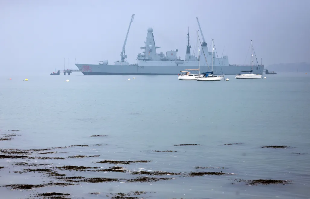 HMS Dragon. Zdj. Ilustracyjne. Fot. PAP/ EPA/NEIL HALL 