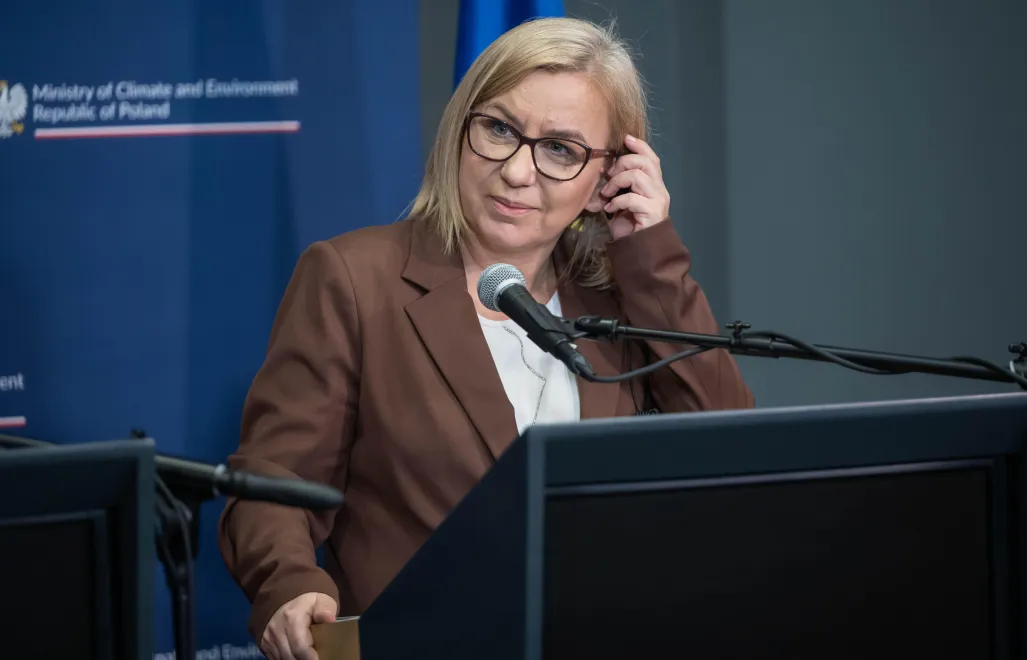 Ministra klimatu i środowiska Paulina Hennig-Kloska. Fot. PAP/Jakub Kaczmarczyk