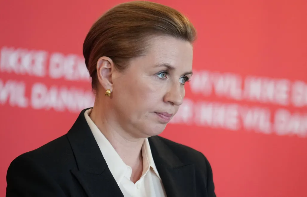 Метте Фредериксен. Fot. PAP/EPA/Liselotte Sabroe