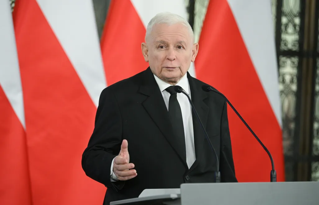 Jarosław kaczyński. Fot. PAP/Marcin Obara