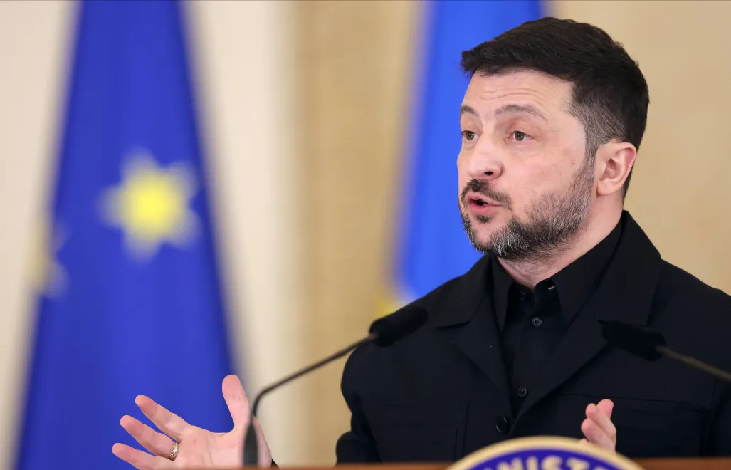 Wołodymyr Zełenski Fot. PAP/EPA/ROBERT GHEMENT