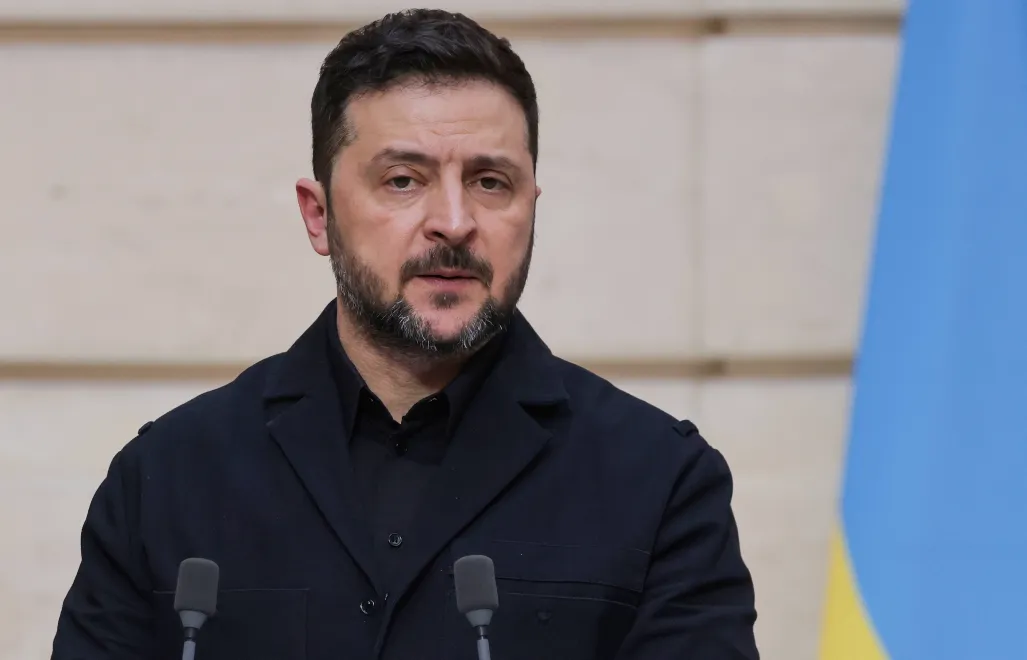 Wołodymyr Zelenski. Fot. PAP/EPA/LUDOVIC MARIN