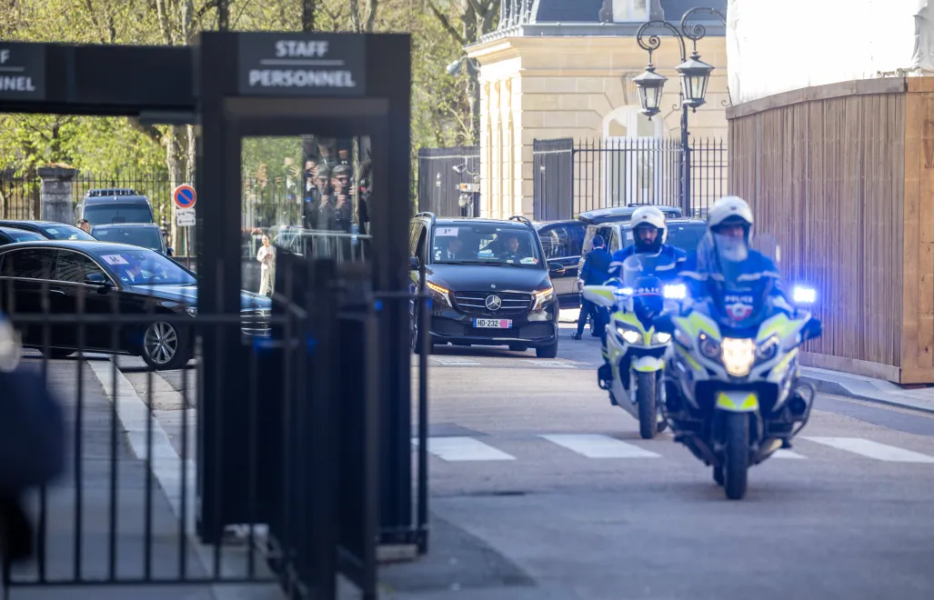 Французская полиция. Фотоиллюстрация. Fot. PAP/EPA/Christophe Petit Tesson