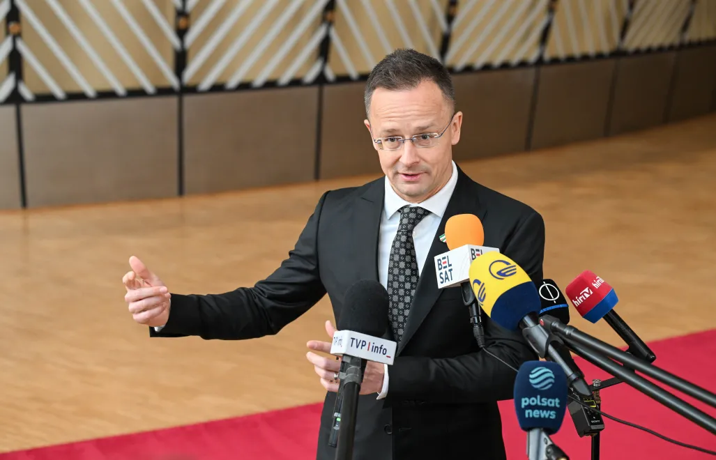Minister spraw zagranicznych Węgier Peter Szijjarto, fot. PAP/Wiktor Dąbkowski