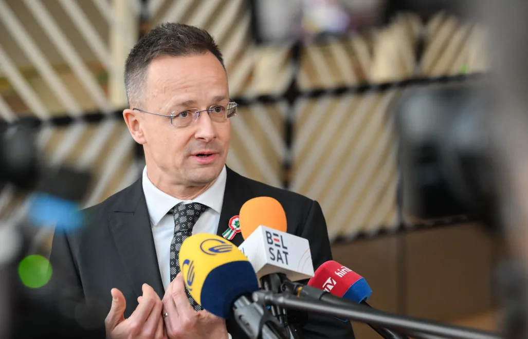 Minister spraw zagranicznych Węgier Peter Szijjarto. Fot. PAP/Wiktor Dąbkowski