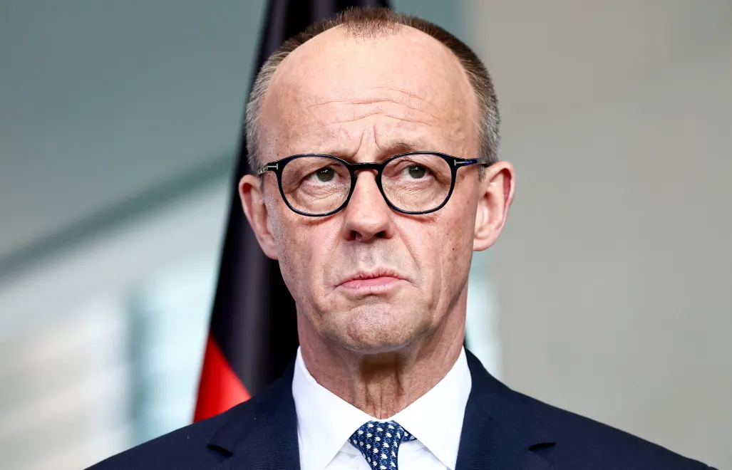 Kanclerz Niemiec Friedrich Merz. Fot. PAP/EPA/FILIP SINGER