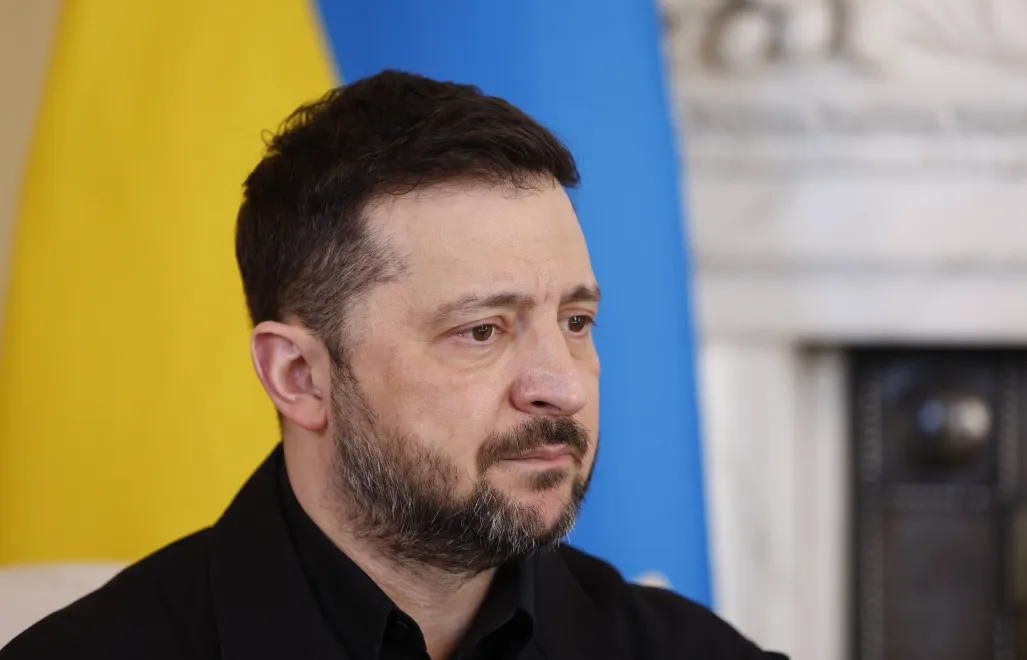 Володимир Зеленський Fot. PAP/EPA/DAVID CLIFF/POOL