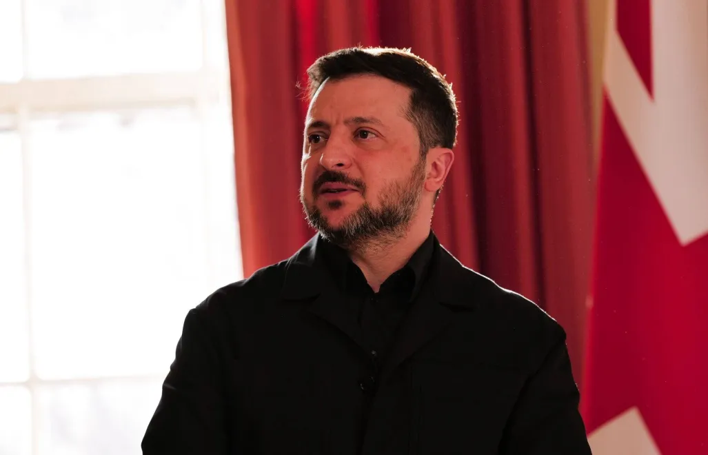 Володимир Зеленський. Fot. PAP/EPA/Bloomberg POOL/JOSE SARMENTO MATOS / POOL