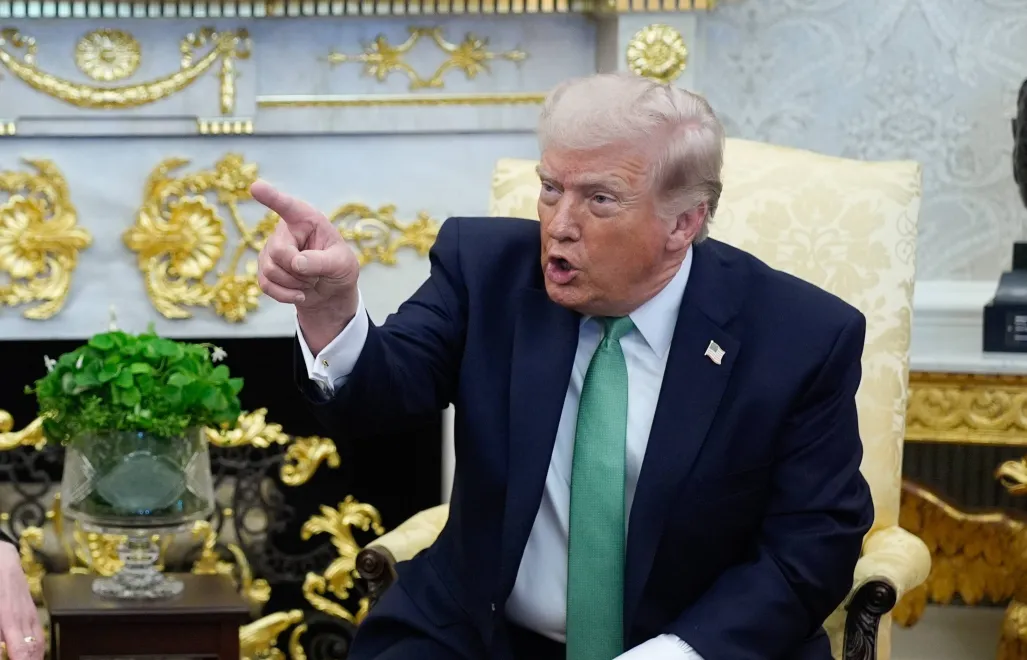 Prezydent USA Donald Trump. Fot. PAP/EPA/YURI GRIPAS / POOL