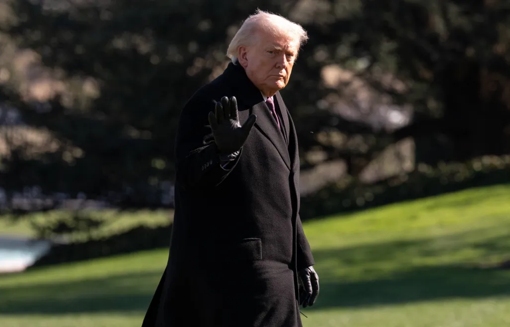 Donald Trump, fot. PAP/EPA/BLOOMBERG POOL/AARON SCHWARTZ / POOL