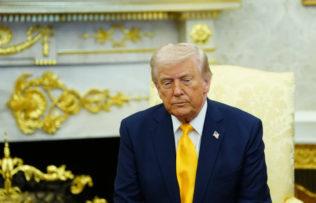 Donald Trump Fot. PAP/EPA/Aaron Schwartz /POOL