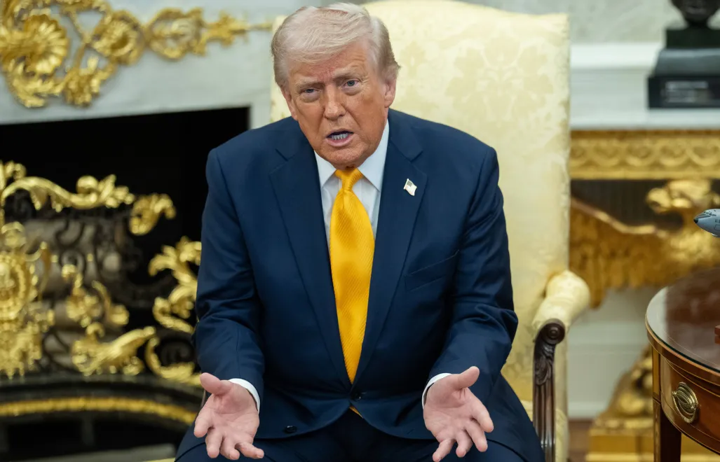 Donald Trump. Fot. EPA/Aaron Schwartz /POOL