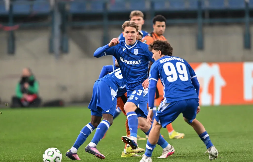 Piłkarze Lecha Poznań. Fot. PAP/	Art Service