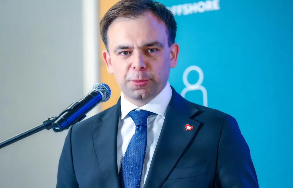 Міністр фінансів і економіки Польщі Анджей Доманський. Fot. PAP/Marcin Gadomski