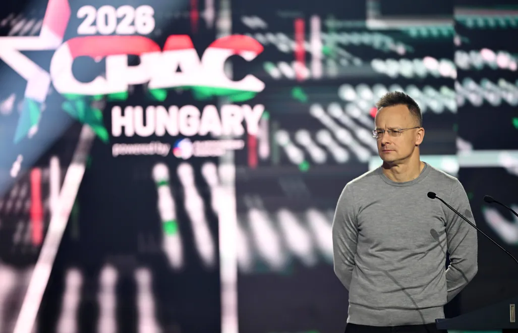 Министр иностранных дел Венгрии Петер Сийярто. Fot. PAP/EPA/Zoltan Balogh