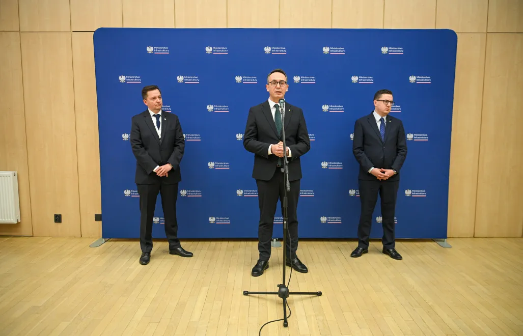 Mateusz Balcerowicz, Miłosz Motyka, Dariusz Klimczak. Fot. PAP/	Marcin Obara