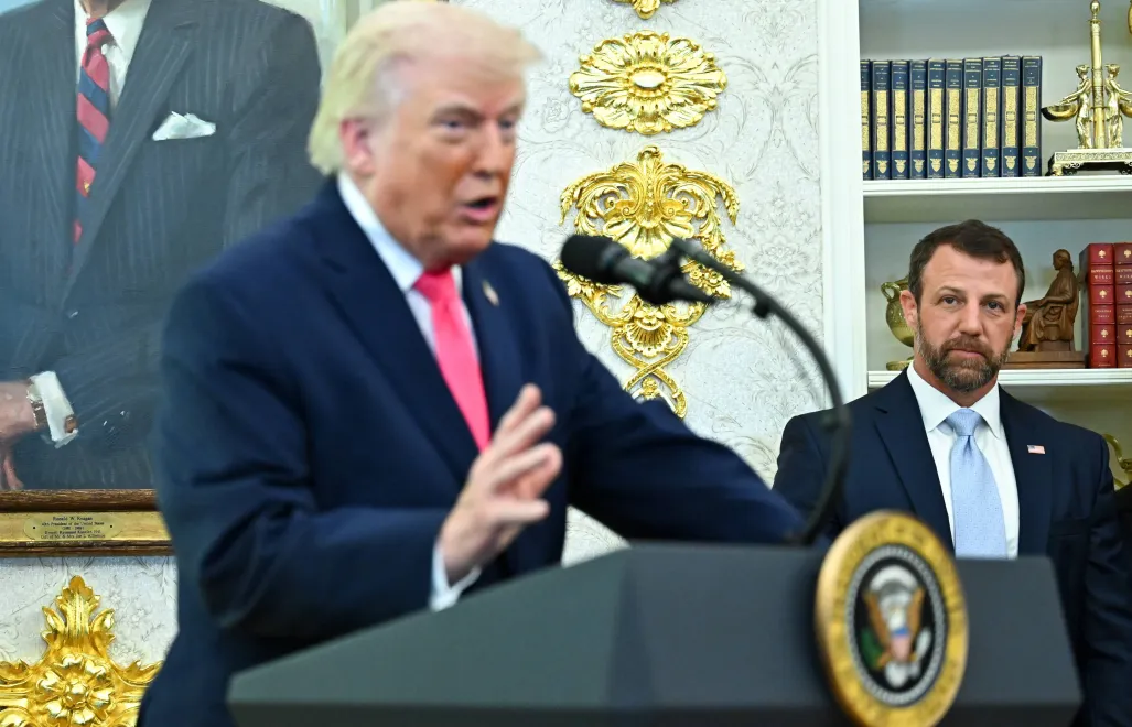 Prezydent USA Donald Trump. Fot. PAP/EPA/	GRAEME SLOAN / POOL