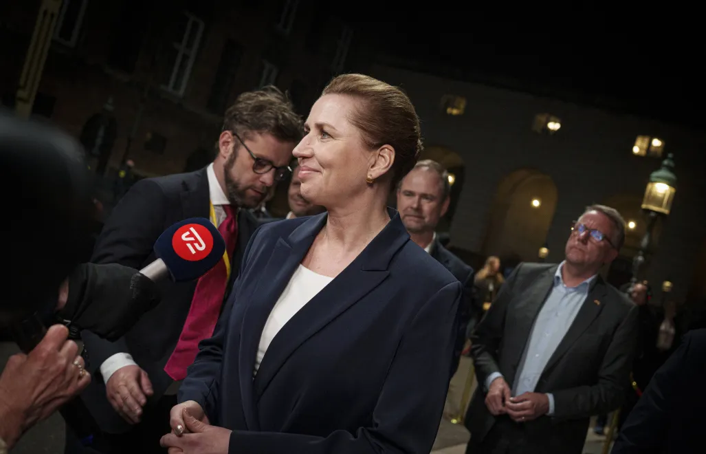 Прем'єр-міністр Данії Метте Фредеріксен. Fot. PAP/EPA//RITZAU SCANPIX/LISELOTTE SABROE