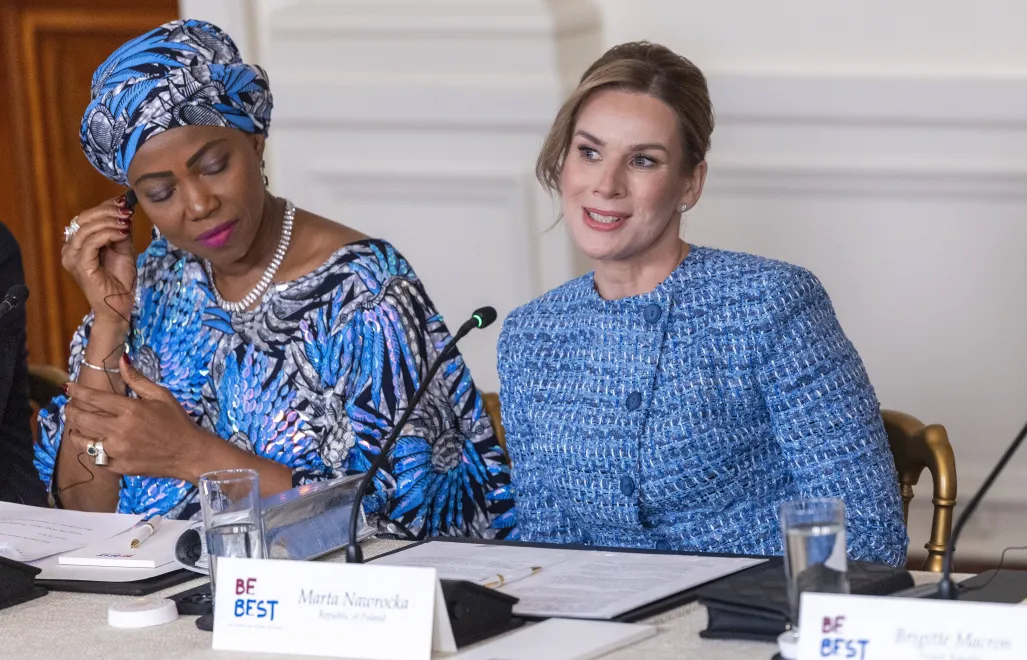 Marta Nawrocka. Fot. EPA/SHAWN THEW