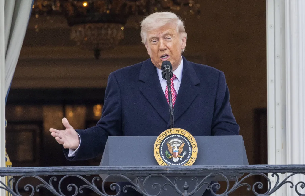 Дональд Трамп. Fot. PAP/EPA/SHAWN THEW / POOL