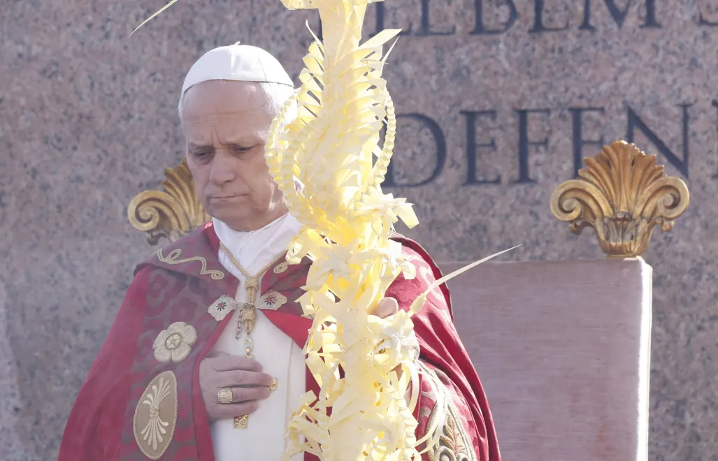 Leon XIV. Fot. PAP/EPA/	REMO CASILLI / POOL