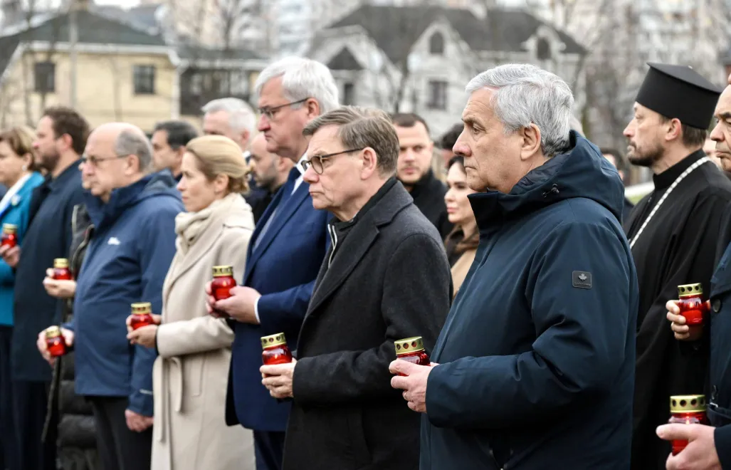 Министры иностранных дел ЕС в Буче. Fot. PAP/EPA/ALESSANDRO DI MEO