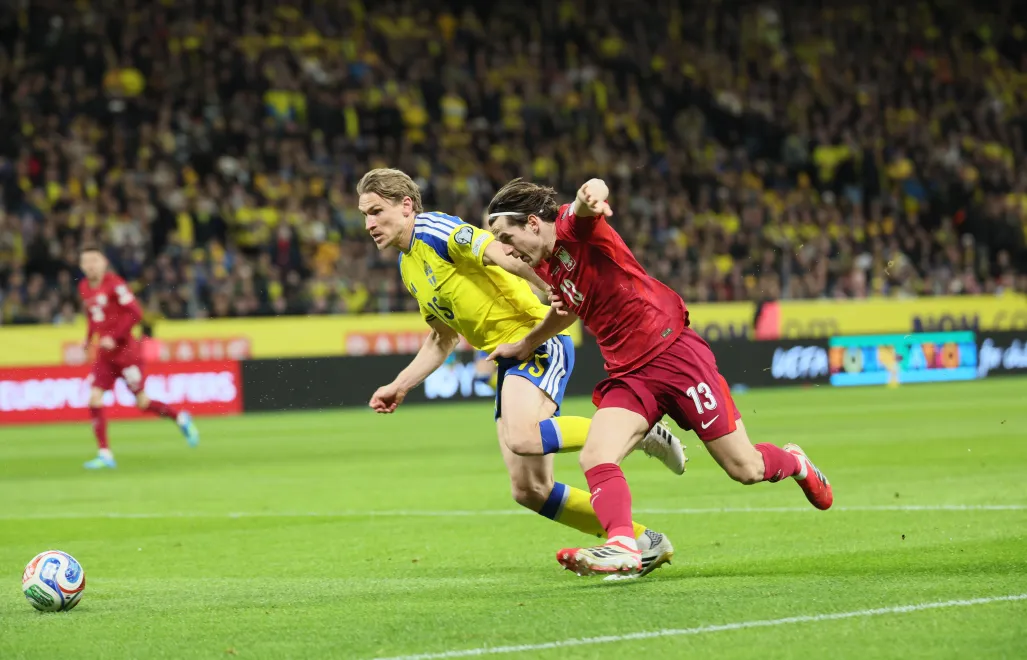 W finale baraży Polska gra w Sztokholmie ze Szwecją. Fot. PAP/ Leszek Szymański