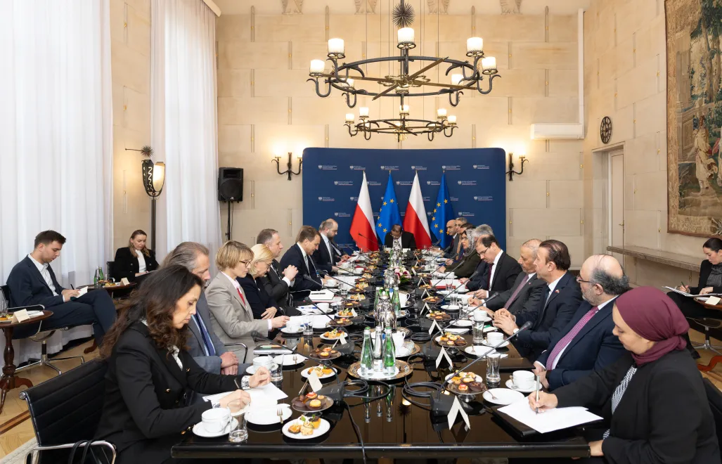 O spotkaniu MSZ poinformowało w poniedziałek na platformie X. Fot. X/MSZ