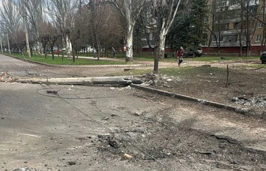 Фото з місця обстрілу в Краматорську, Донецька область. Fot. Facebook / Вадим Філашкін