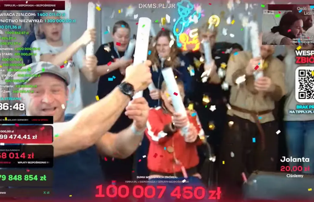 Transmisja na żywo na kanale Łatwogang, fot. youtube.com/@latwogang8538