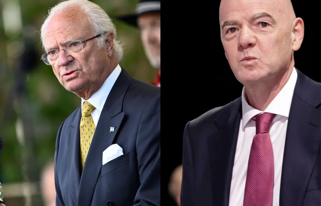 Karol XVI Gustaw, fot. PAP/EPA/TT NEWS AGENCY, Gianni Infantino, fot. PAP/EPA/CHRISTOPHER NEUNDORF