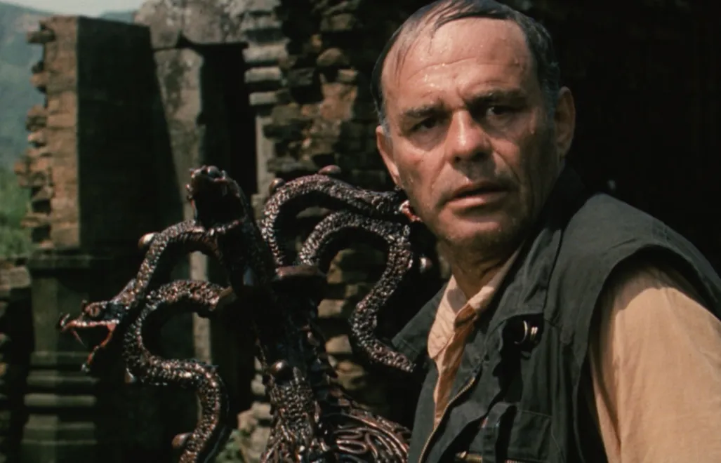 Roman Wilhelmi. Kadr z filmu „Klątwa Doliny Węży”